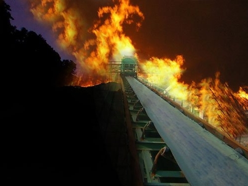 Flame / Burn Resistant Conveyor Belt